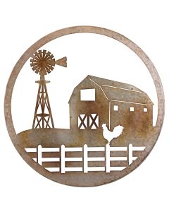 Circle Barn Wall Decor