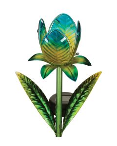 Mini Solar Garden Stake - Blue Tulip