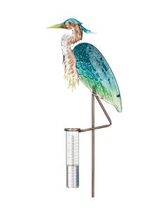 Rain Gauge Stake - Heron