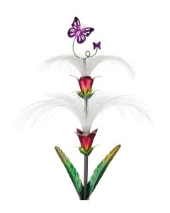 Fountain Solar Stake - Butterfly