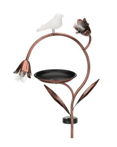 Illuminate Solar Birdfeeder Stake - Flowers
