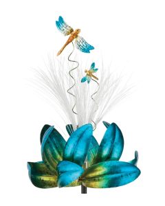 Sparkle Solar Spinner Stake - Dragonfly