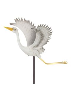 Bird Jiggly Stake - Egret