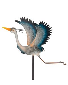 Bird Jiggly Stake - Heron