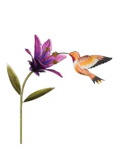 Hummingbird Flower Stakes - Rufous