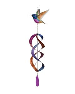 Hanging Wind Spinner - Purple Coronet
