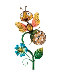Crystal Bug Solar Stake - Bee
