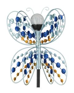 Solar Wind Spinner Stake - Butterfly