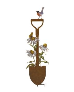 Rustic Shovel Stake - Black Eyed Susan