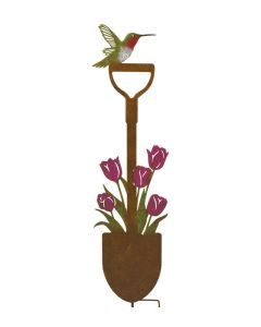 Rustic Shovel Stake - Tulip