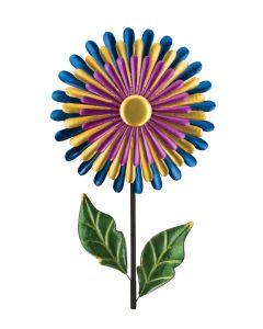 24" Triple Wind Spinner - Flower