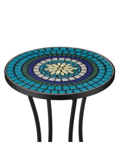 Mosaic Plant Stand - Indigo