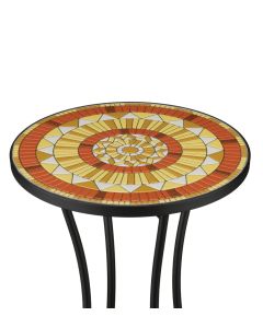Mosaic Plant Stand - Gold