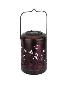 Flower Shadow Lantern - Red