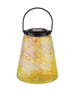Murano Solar Lantern - Amber2
