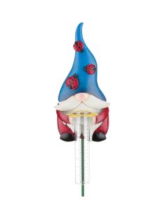 Gnome Rain Gauge - Ladybug