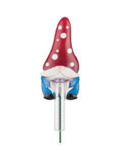 Gnome Rain Gauge - Mushroom
