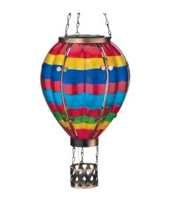 Hot Air Balloon Solar Lantern LG - Multi Stripe