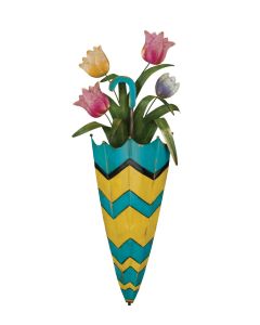 Umbrella Flower Stake - Blue 