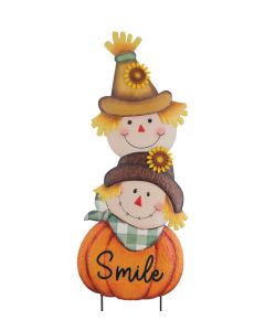 Pumpkin Scare Crow Stake
