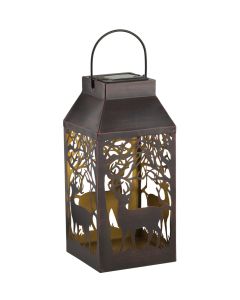 Shadow Square Solar Lantern - Deer