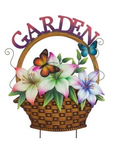 Basket Flower Stake - Garden 