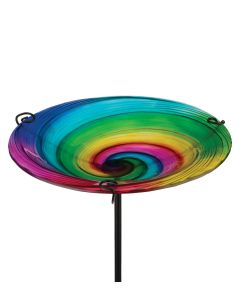 Birdbath/Feeder Stake - Rainbow