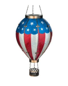 Hot Air Balloon Solar Lantern XLG - Americana