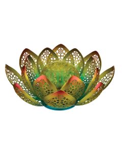 Floral Solar Decor - Orange Yellow