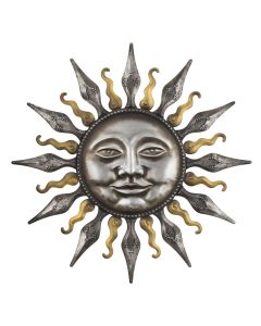 Metallic Sun Wall Decor 30"