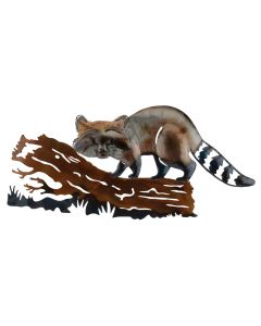 Metallic Raccoon Wall Decor 