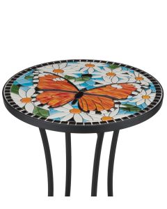 Mosaic Plant Stand - Butterfly