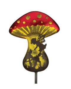 Fantasy Mushroom Solar Stake - Fairy