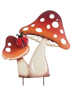 Mushroom Stake - Ladybug