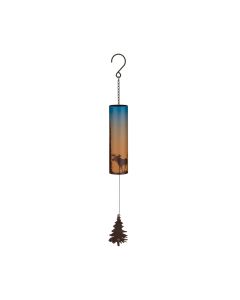 Night Sky Wind Bell 2" - Moose