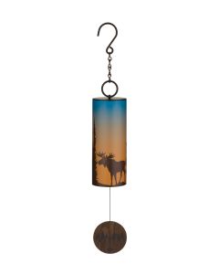 Night Sky Wind Bell 4" - Moose