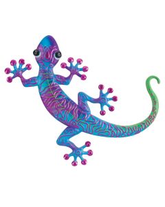 Swirl Gecko Wall Decor 11" - Purple