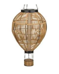 Wicker Solar Hot Air Balloon Lantern - XLG