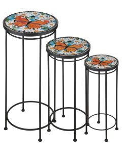 Plant Stand Tall Set/3 - Butterfly