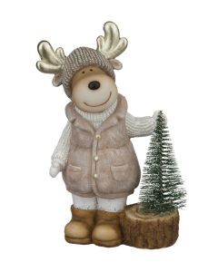 LED Reindeer & Tree Decor - 10"