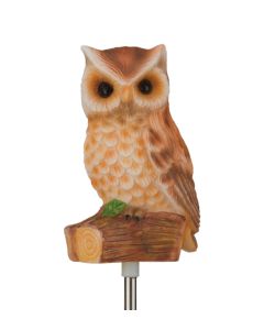 Bird Sound/Solar Stake - Owl