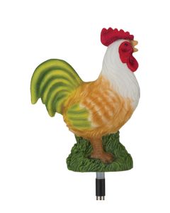 Bird Sound/Solar Stake - Rooster