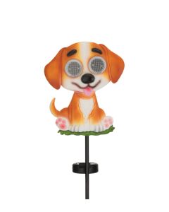 Eye Roller Solar Stake - Dog