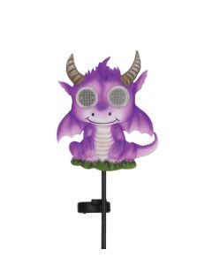 Eye Roller Solar Stake - Dragon