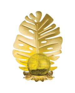 Leaf Solar Decor - Brass