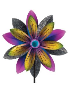 19" Wind Spinner Stake - Flower