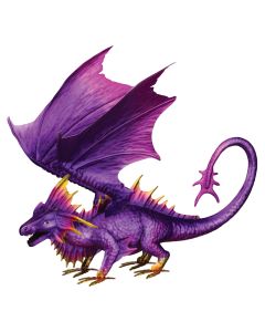 Dragon Decor 12" - Purple