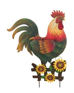 Farm Garden Stake - Rooster