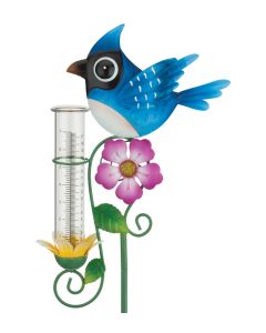 Rain Gauge Stake - Bluebird