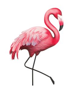 Flamingo Garden Stake 34"